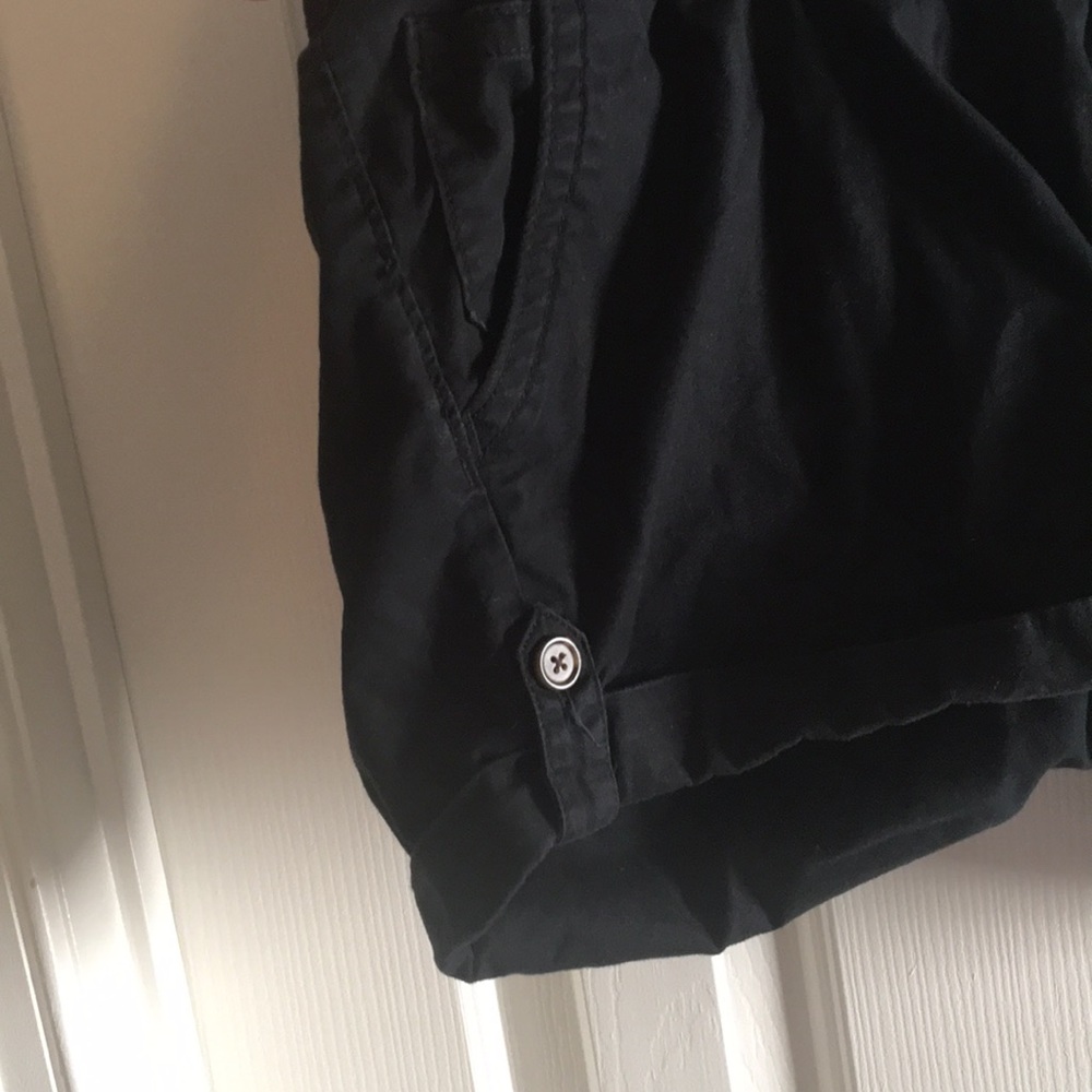 Maternity black shorts